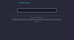 Desktop Screenshot of inindeed.com
